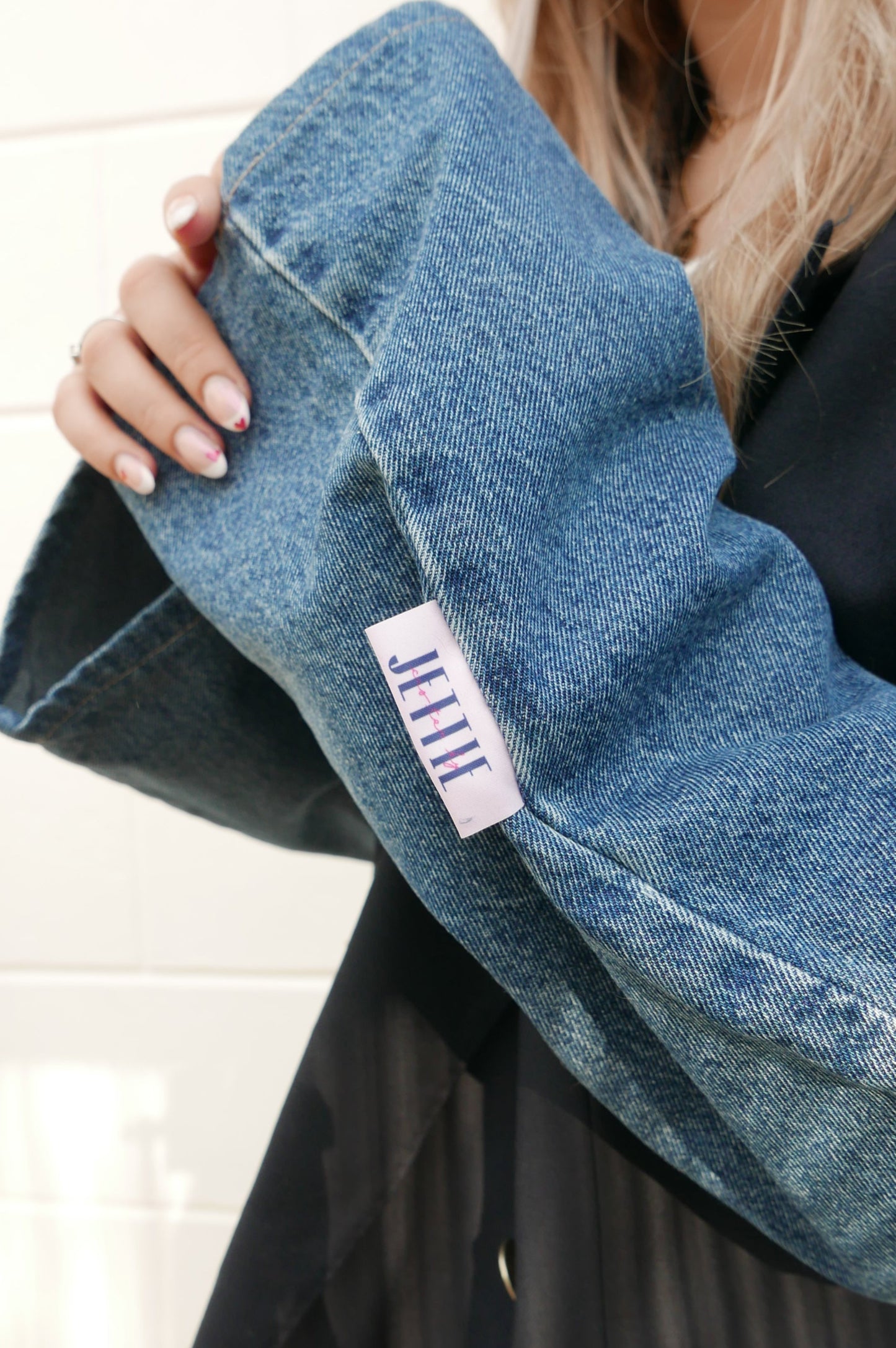 denim blazer