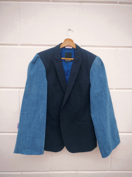 BLAZER RIPPED DENIM