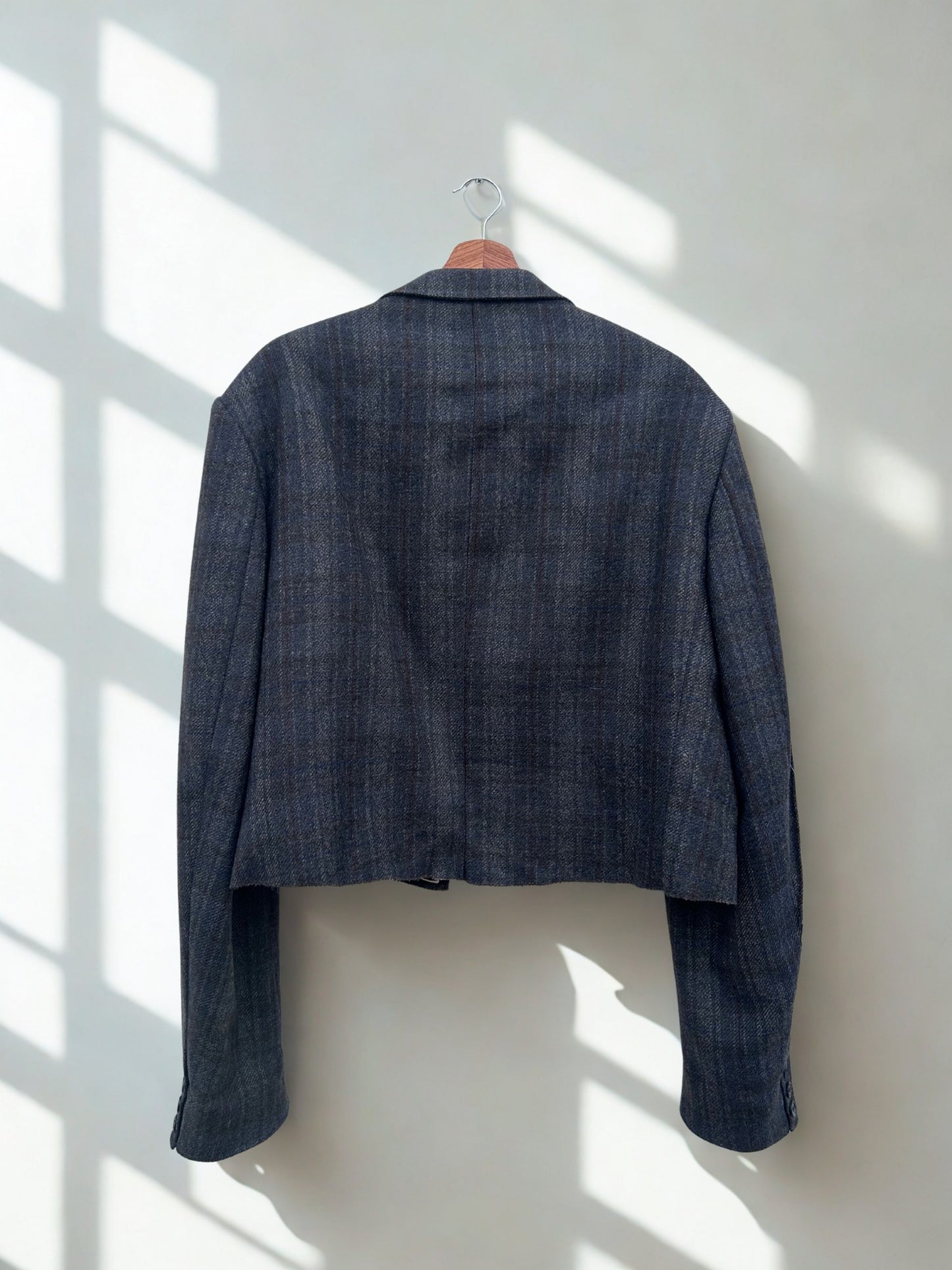 Cropped Tie Blazer