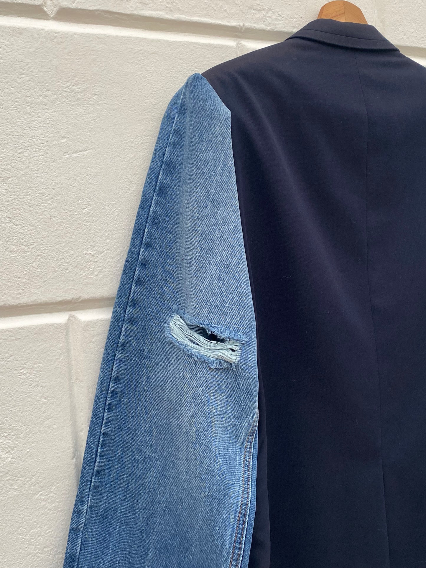 BLAZER RIPPED DENIM