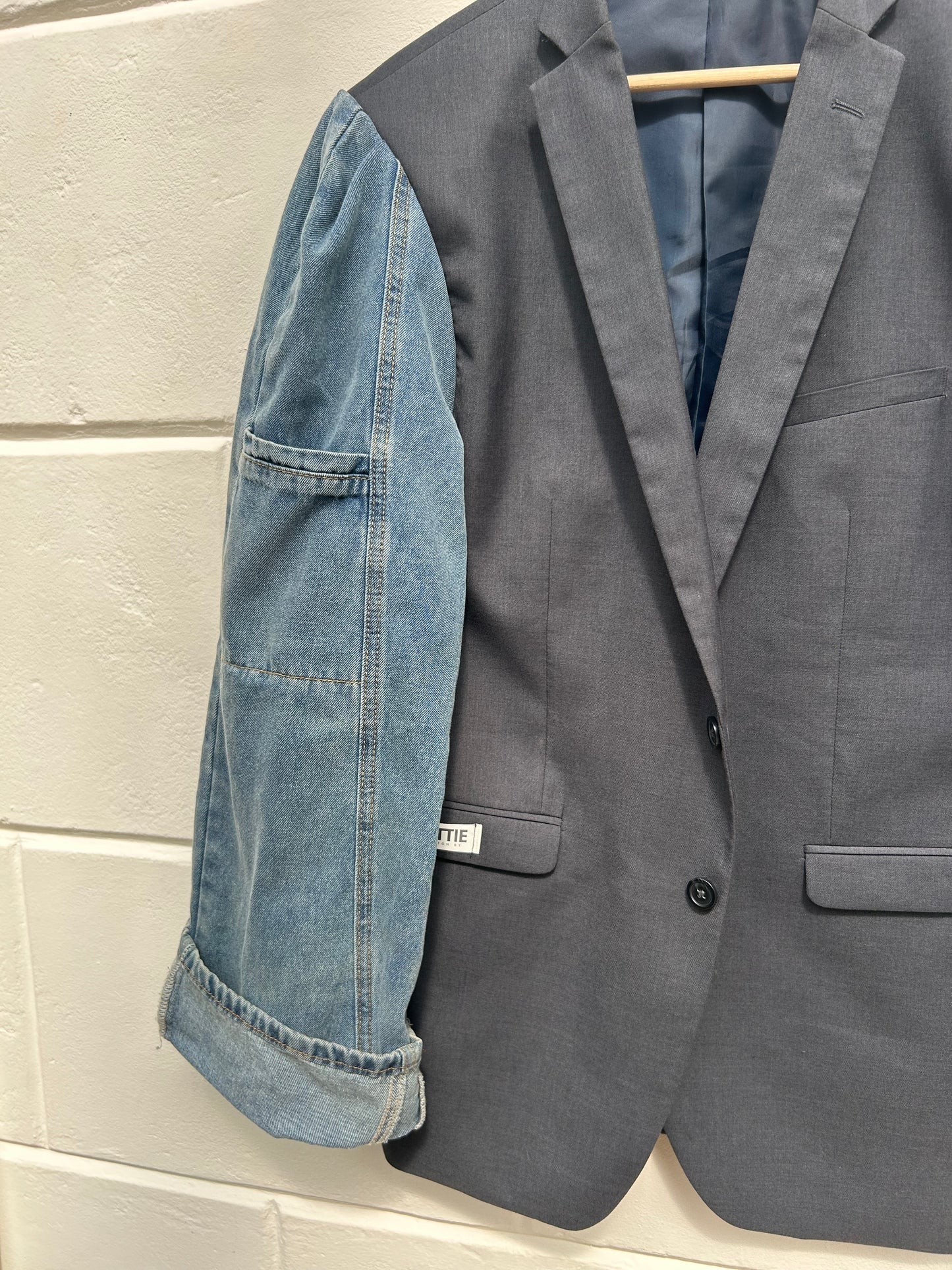 Cargo Denim Blazer