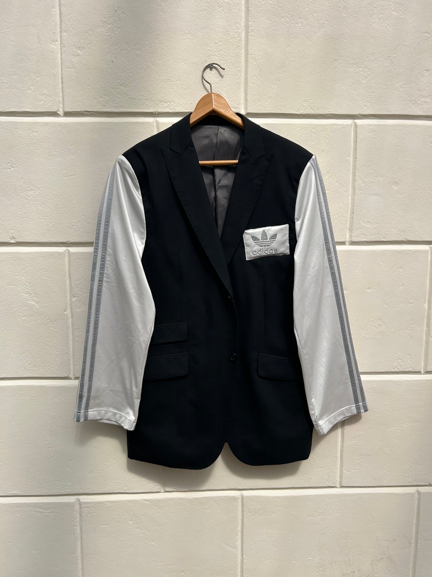 White Adidas Blazer