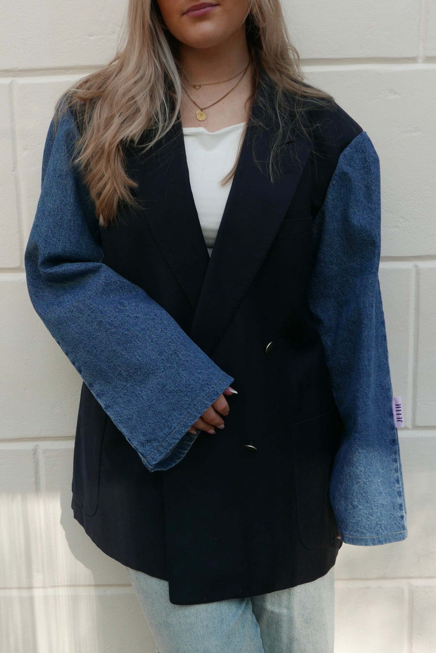 denim blazer