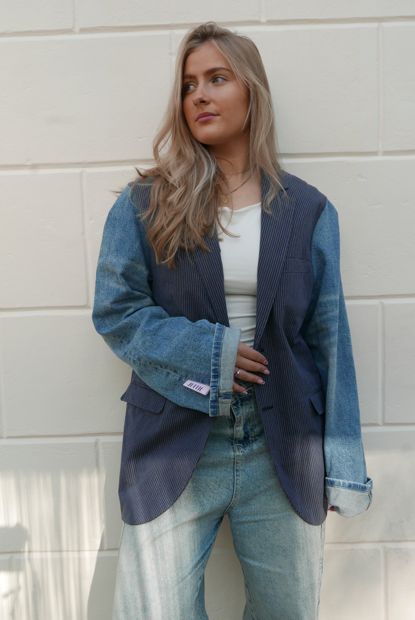 denim blazer
