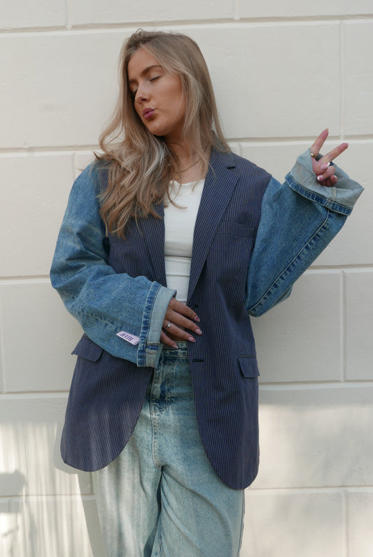 denim blazer