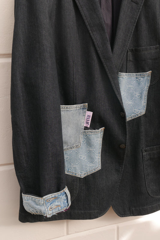 Denim Blazer Patches