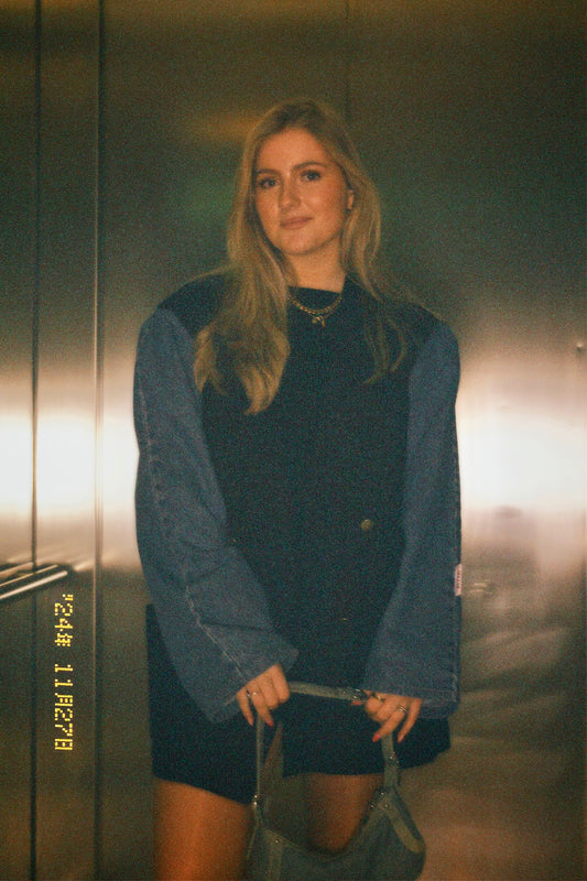denim blazer